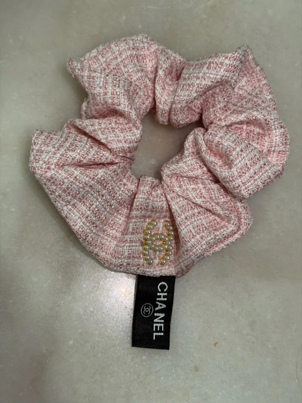 CC pink GWP one scrunchie